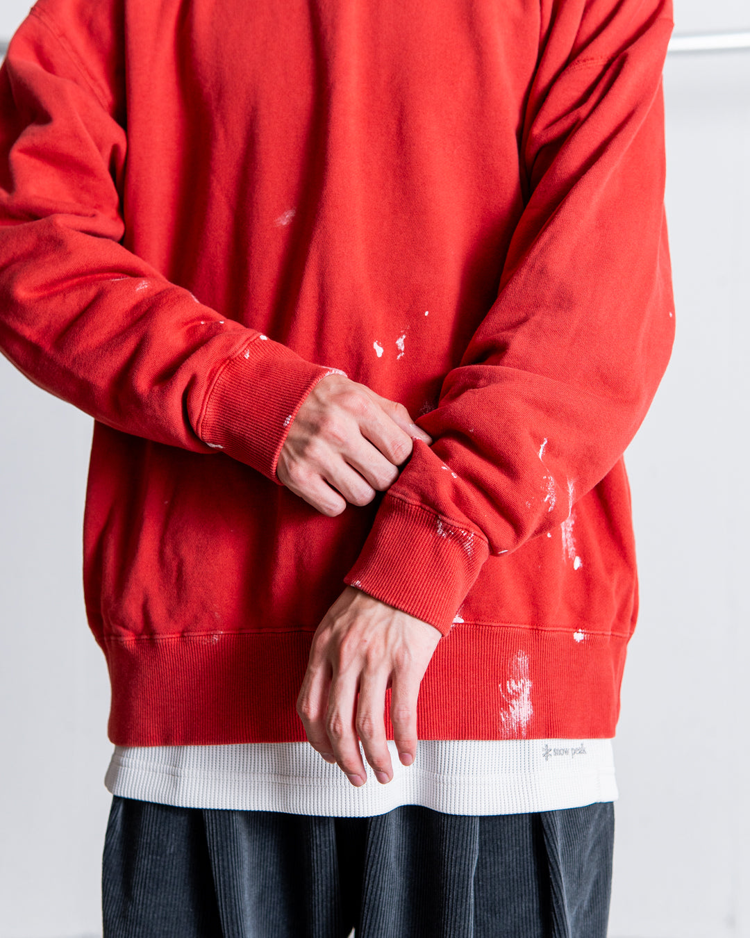 INTERIM VINTAGE FADE BOTH V-GAZETTE SWEAT SHIRT