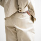 FOUNDOUR T/C TWILL TUCK TROUSERS