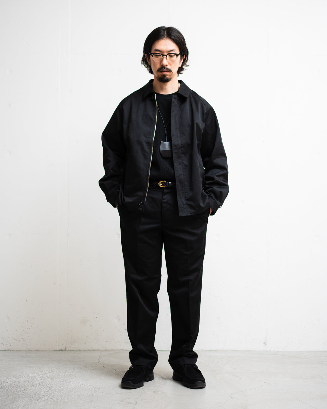 FOUNDOUR T/C TWILL ZIP UP BLOUSON