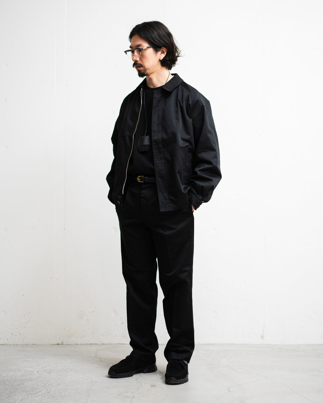 FOUNDOUR T/C TWILL ZIP UP BLOUSON