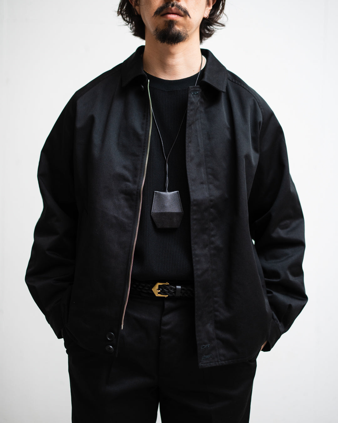 FOUNDOUR T/C TWILL ZIP UP BLOUSON