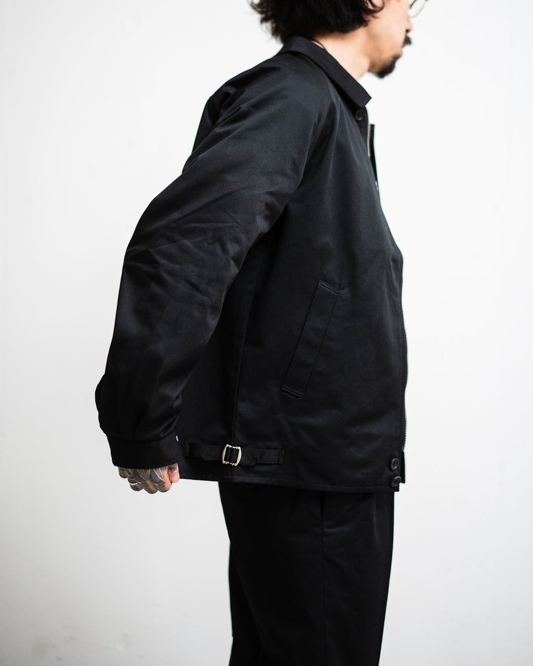 FOUNDOUR T/C TWILL ZIP UP BLOUSON