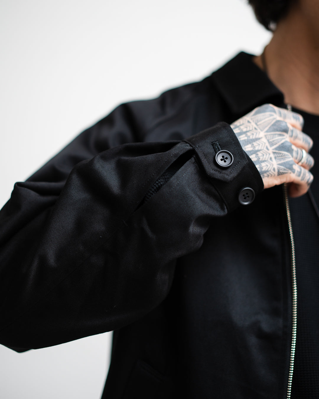 FOUNDOUR T/C TWILL ZIP UP BLOUSON
