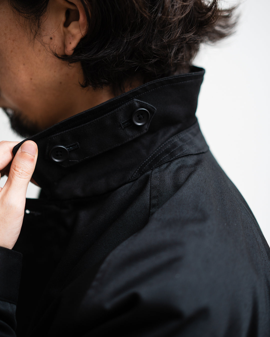 FOUNDOUR T/C TWILL ZIP UP BLOUSON