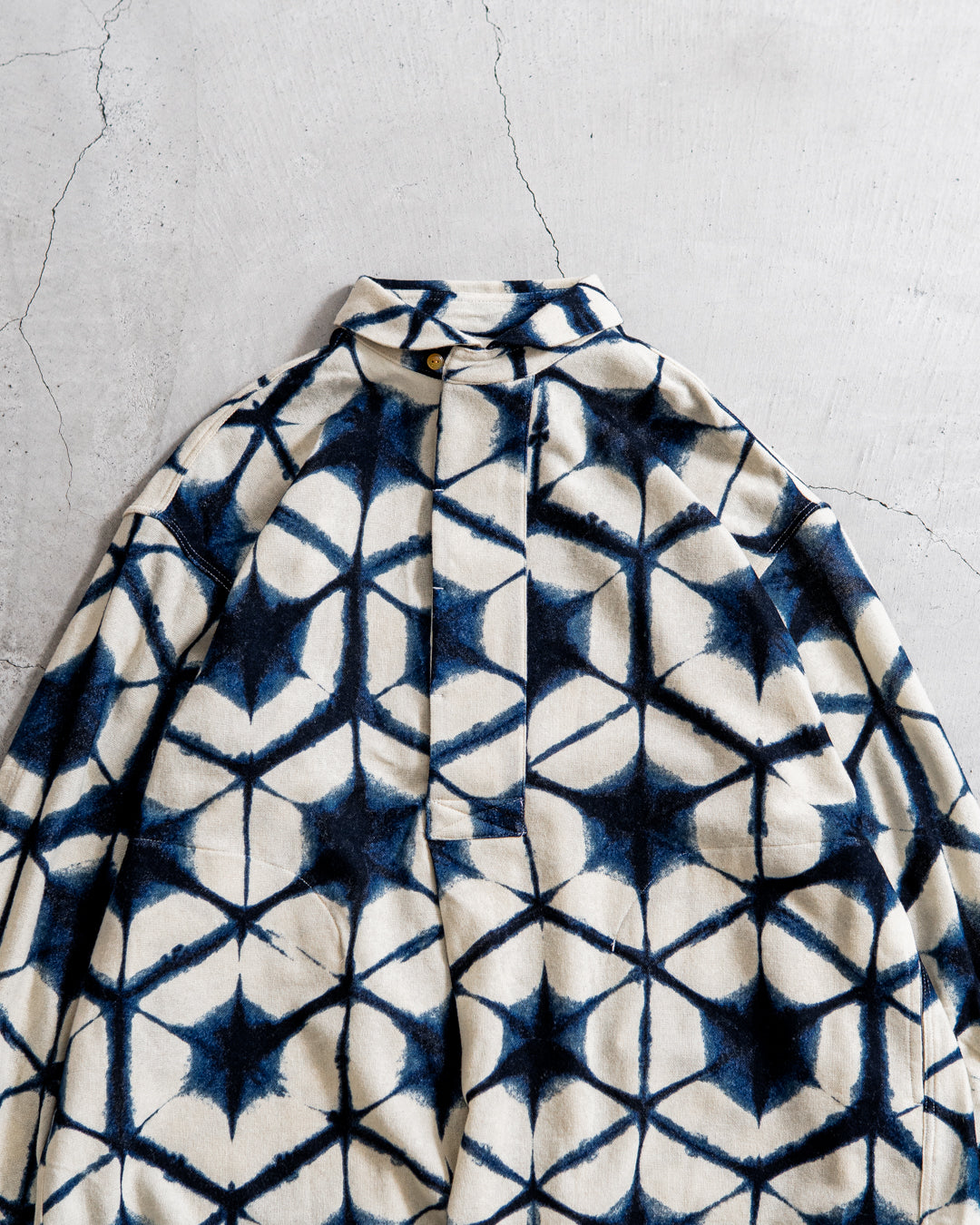 norbit Uneven dyed print pullover shirt