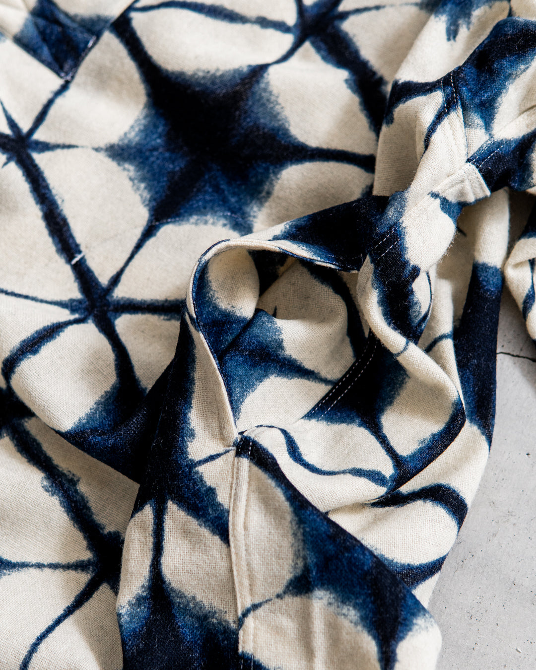 norbit Uneven dyed print pullover shirt