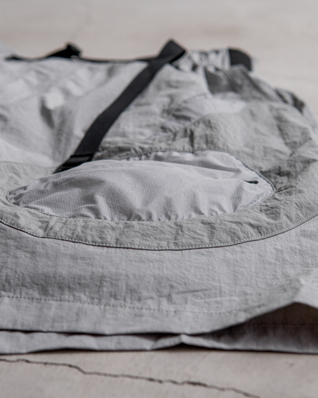 NINE point NINE Lagoon Transparent Pocket Shorts