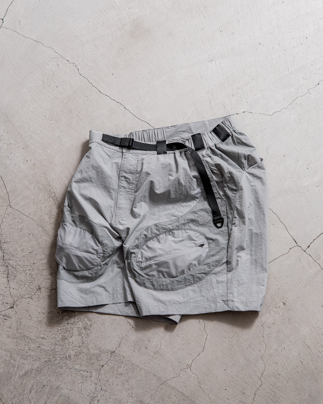 NINE point NINE Lagoon Transparent Pocket Shorts