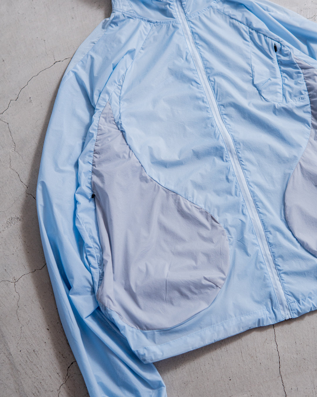 NINE point NINE Lagoon Transparent Windbreaker Jacket
