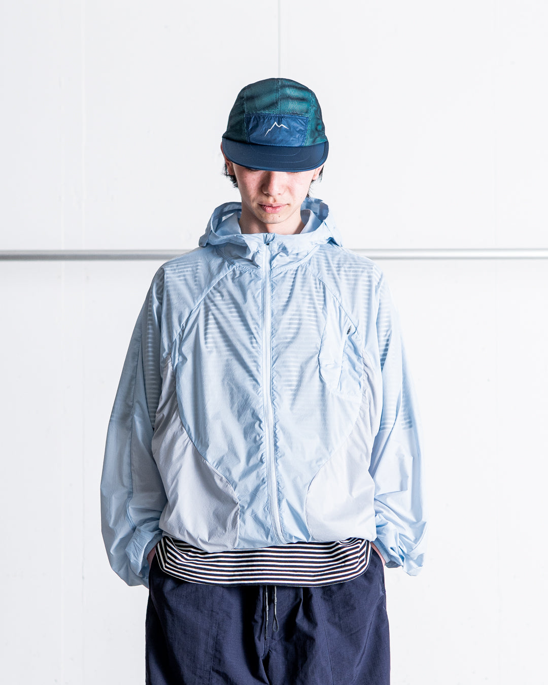 NINE point NINE Lagoon Transparent Windbreaker Jacket