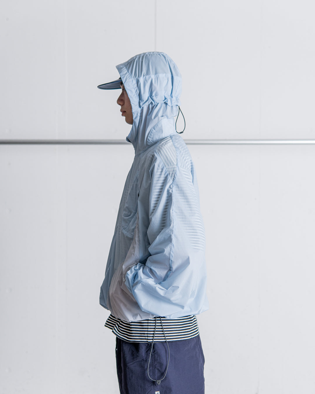 NINE point NINE Lagoon Transparent Windbreaker Jacket