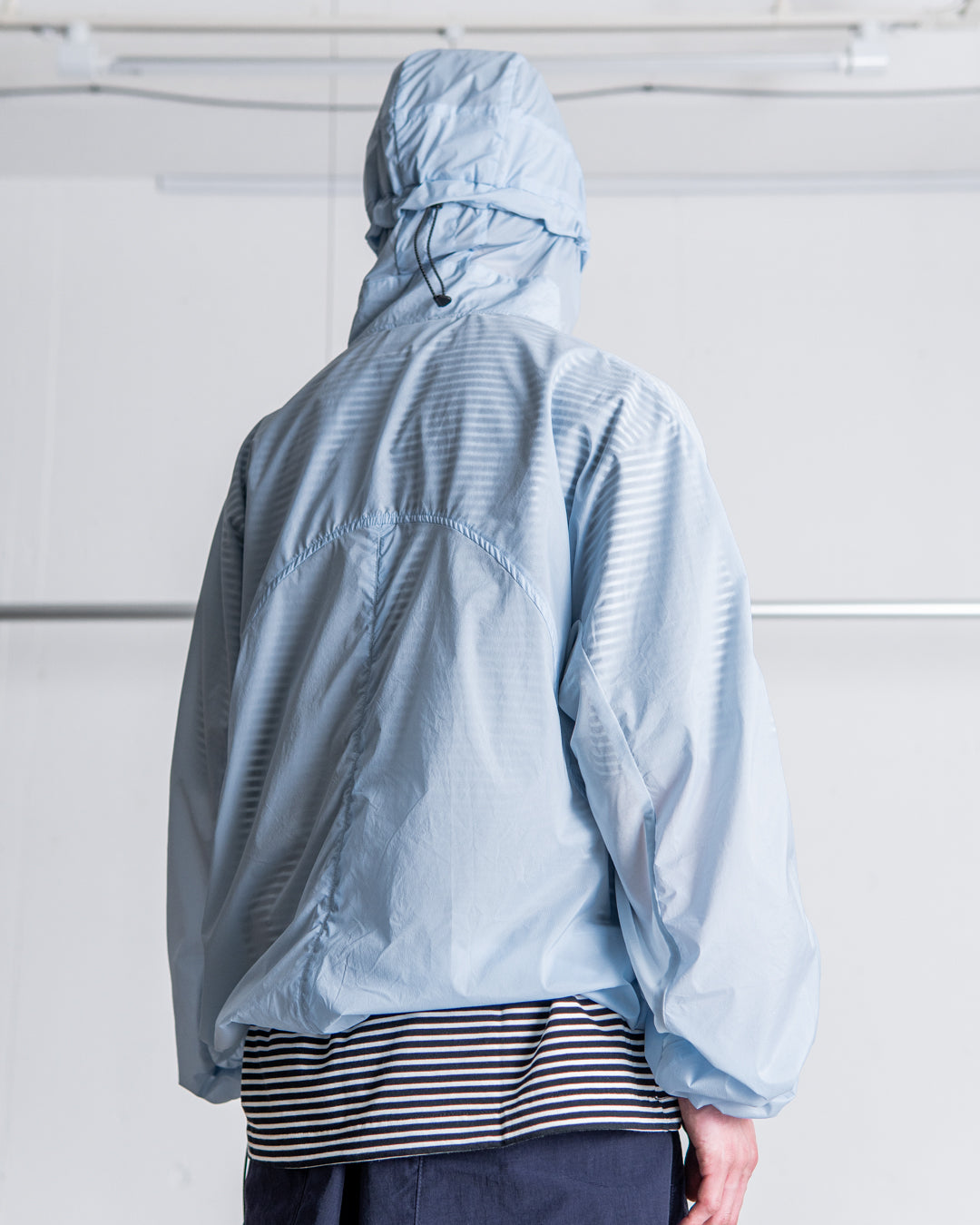 NINE point NINE Lagoon Transparent Windbreaker Jacket