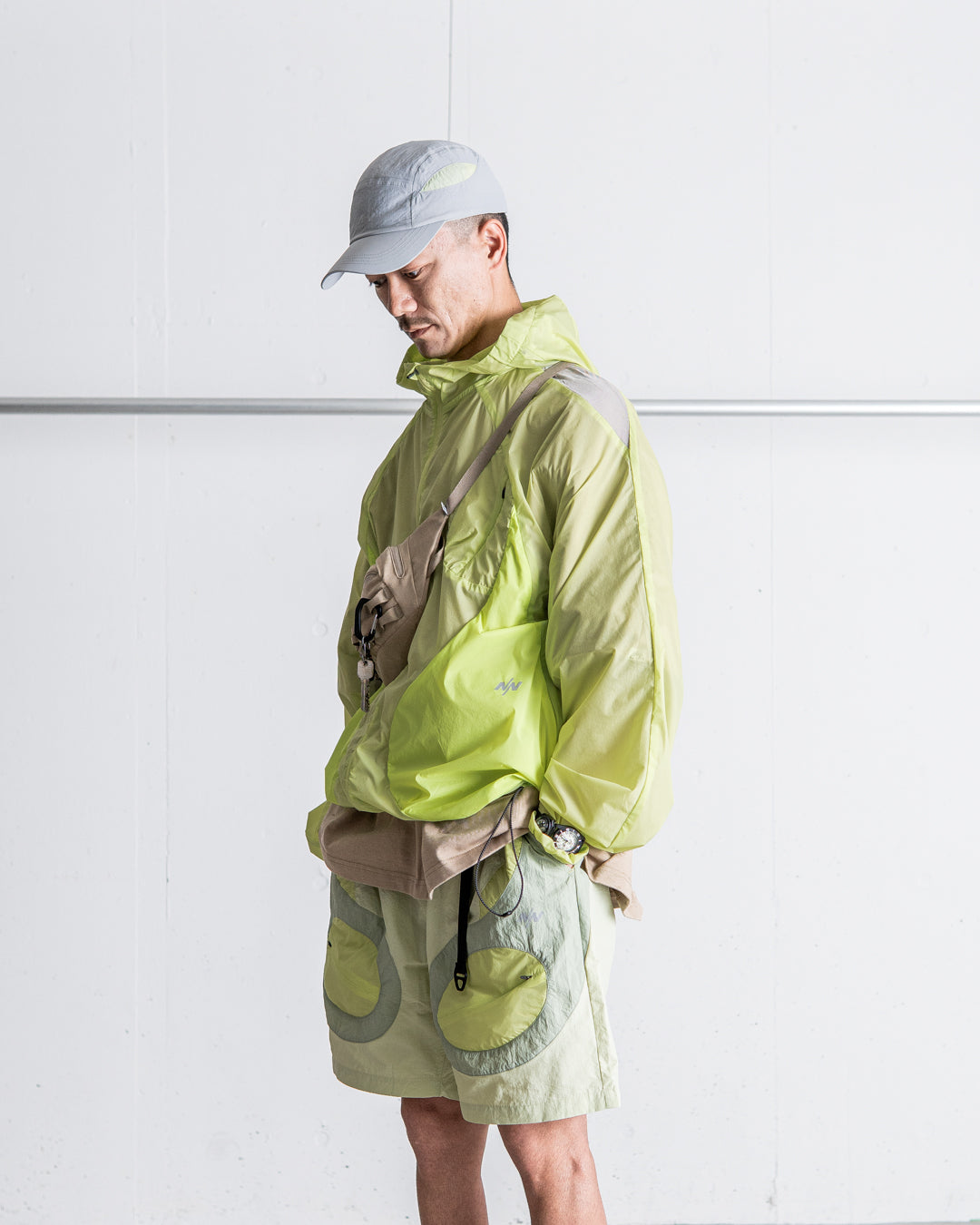 NINE point NINE Lagoon Transparent Windbreaker Jacket