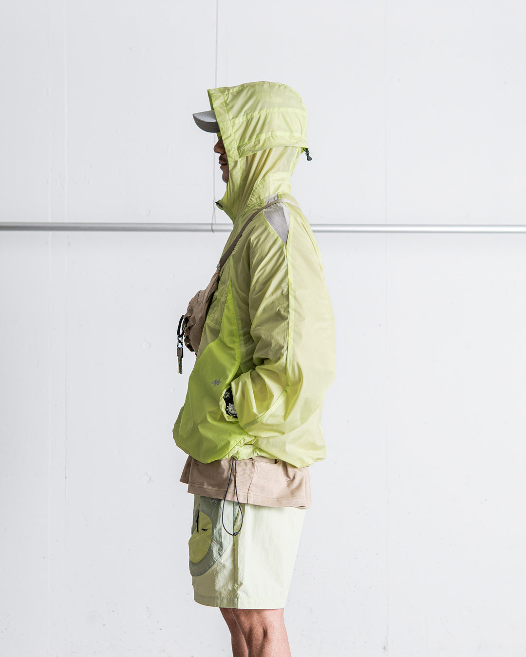 NINE point NINE Lagoon Transparent Windbreaker Jacket