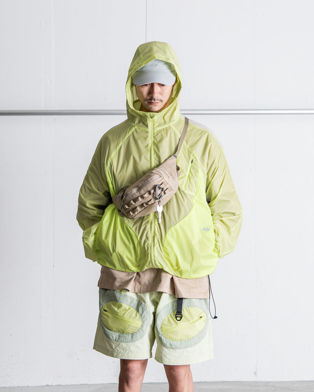 NINE point NINE Lagoon Transparent Windbreaker Jacket