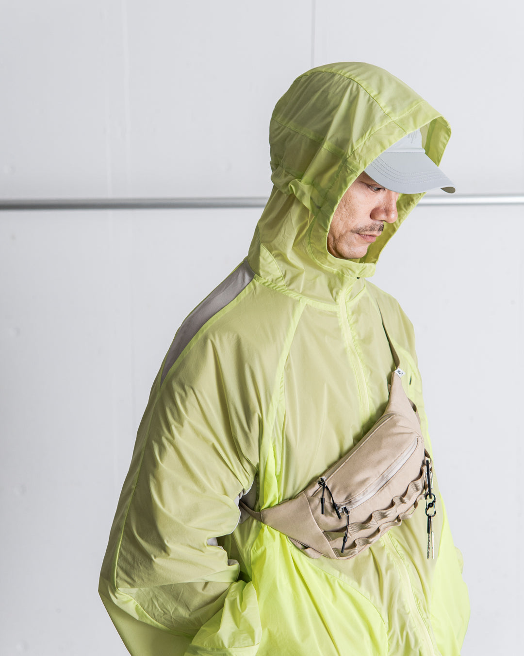 NINE point NINE Lagoon Transparent Windbreaker Jacket