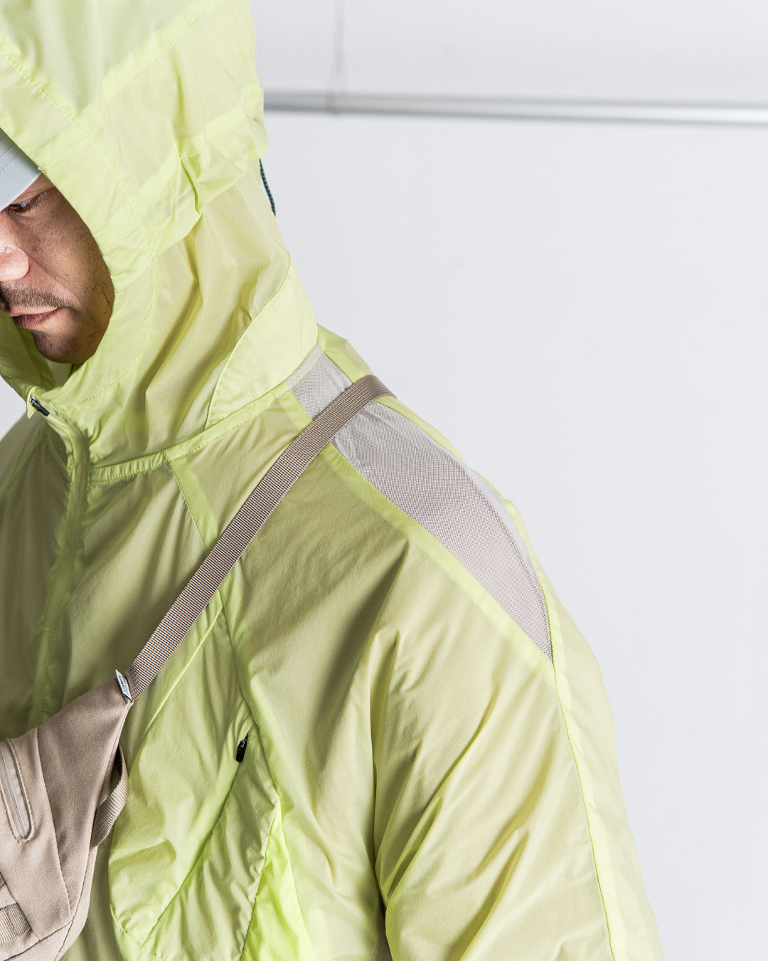 NINE point NINE Lagoon Transparent Windbreaker Jacket