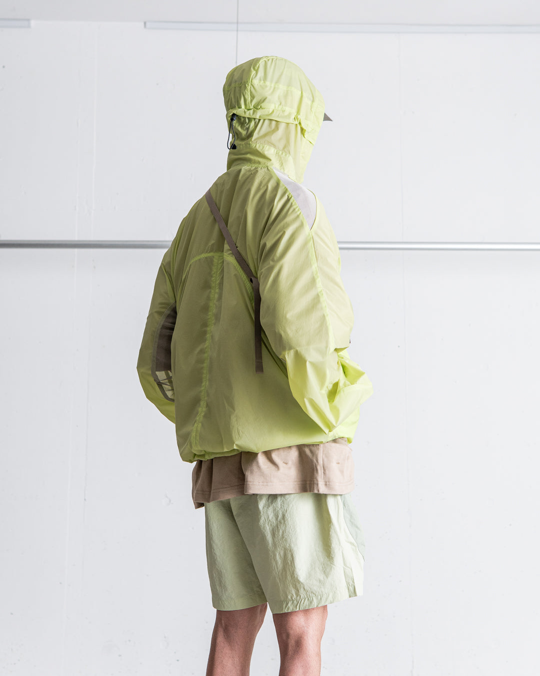 NINE point NINE Lagoon Transparent Windbreaker Jacket