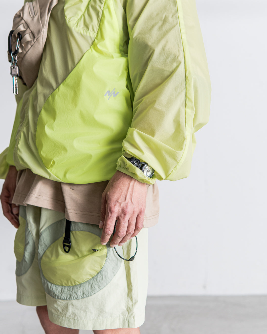 NINE point NINE Lagoon Transparent Windbreaker Jacket