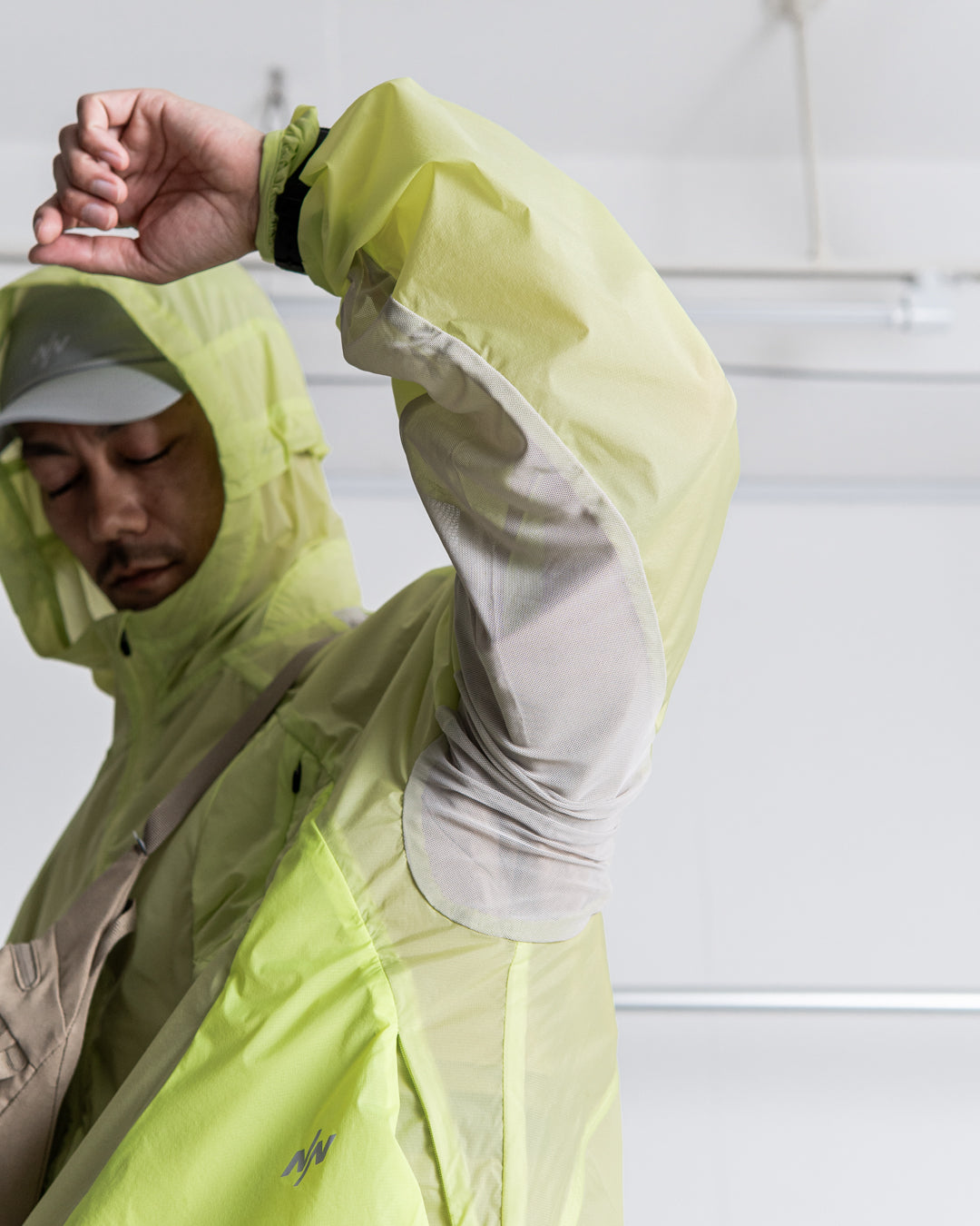 NINE point NINE Lagoon Transparent Windbreaker Jacket