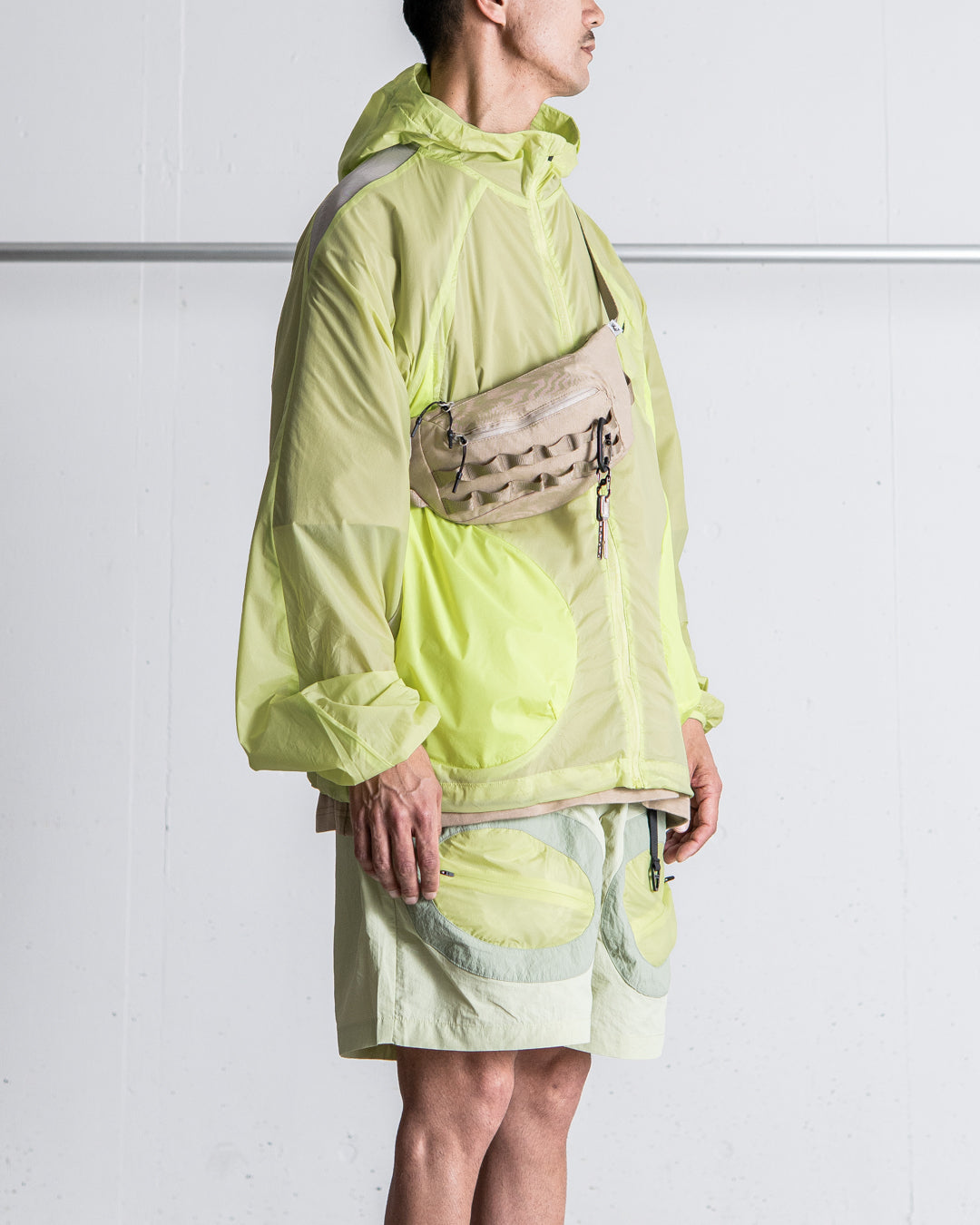 NINE point NINE Lagoon Transparent Windbreaker Jacket