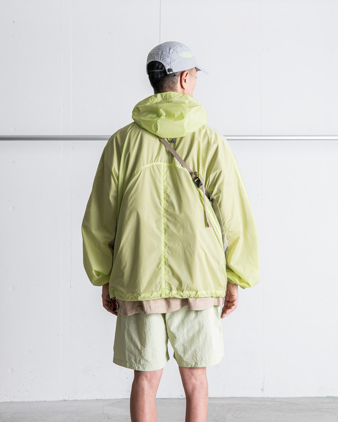 NINE point NINE Lagoon Transparent Windbreaker Jacket