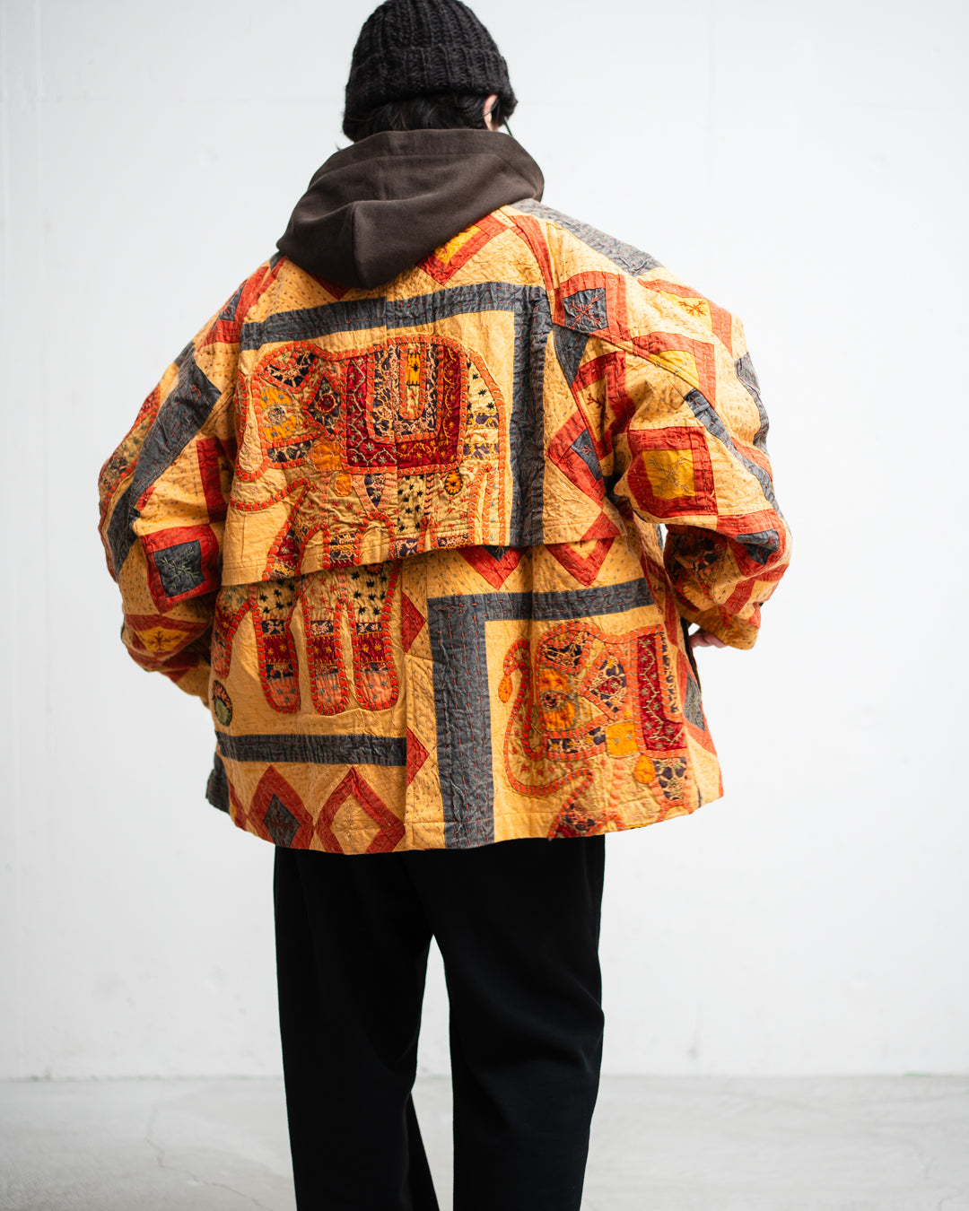 通販] Sillage (シアージ)manteau court in antique indian quilt 商品