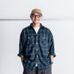 INTERIM HYPER BIG TARTAN WOOL DRAPE MILITARY WORK SHIRTS