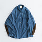 refomed  WRIST PATCH WIDE SHIRT "CHECK"