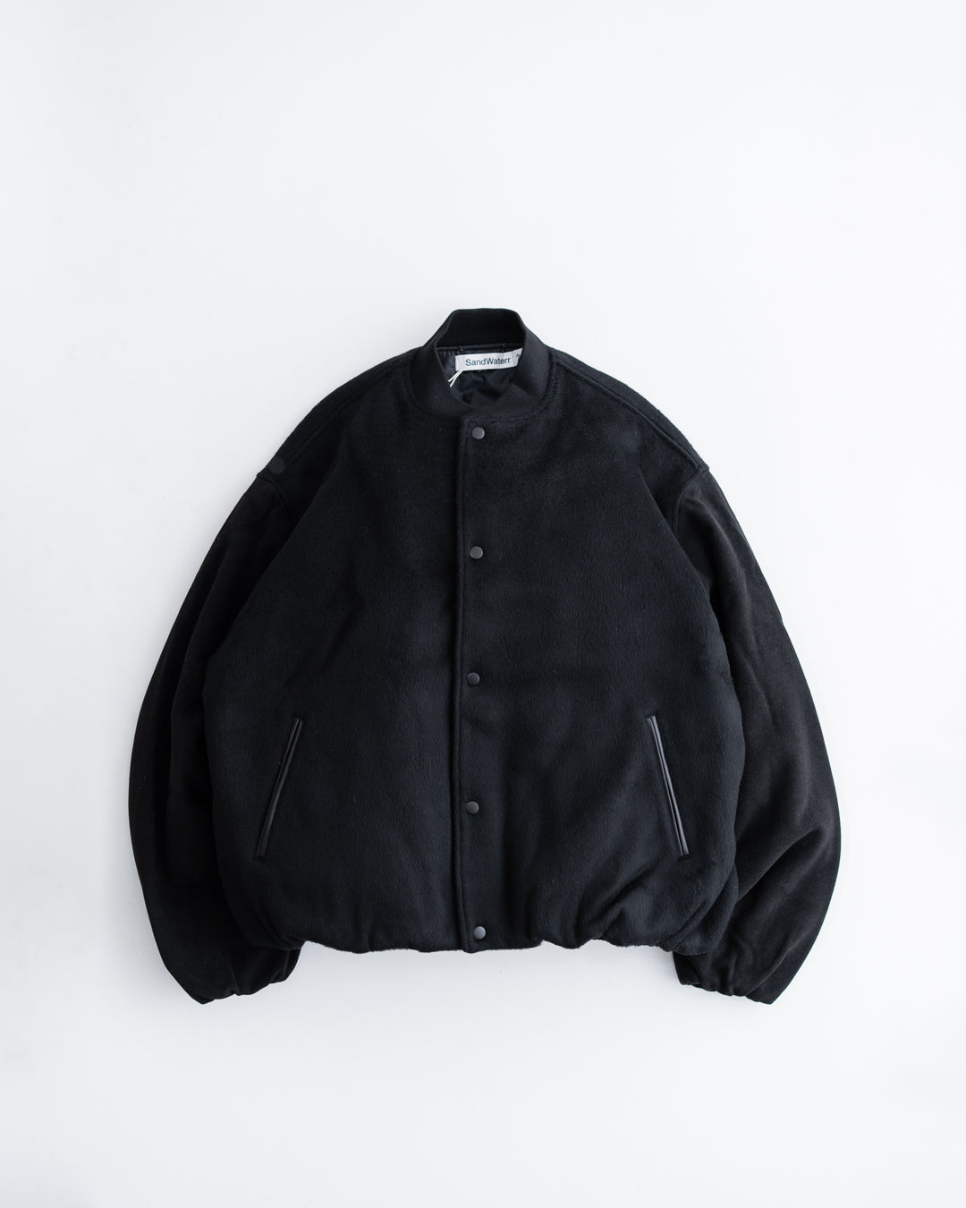 SandWaterr RESEARCHED PADDED BLOUSON / WOOL MIX MELTON