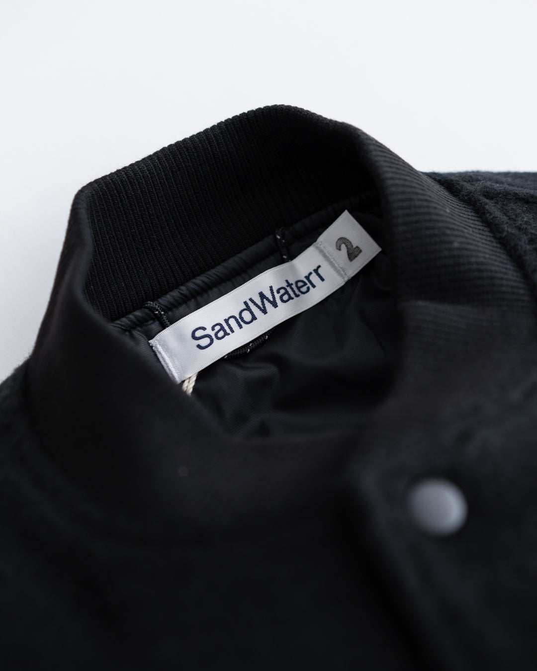SandWaterr RESEARCHED PADDED BLOUSON / WOOL MIX MELTON