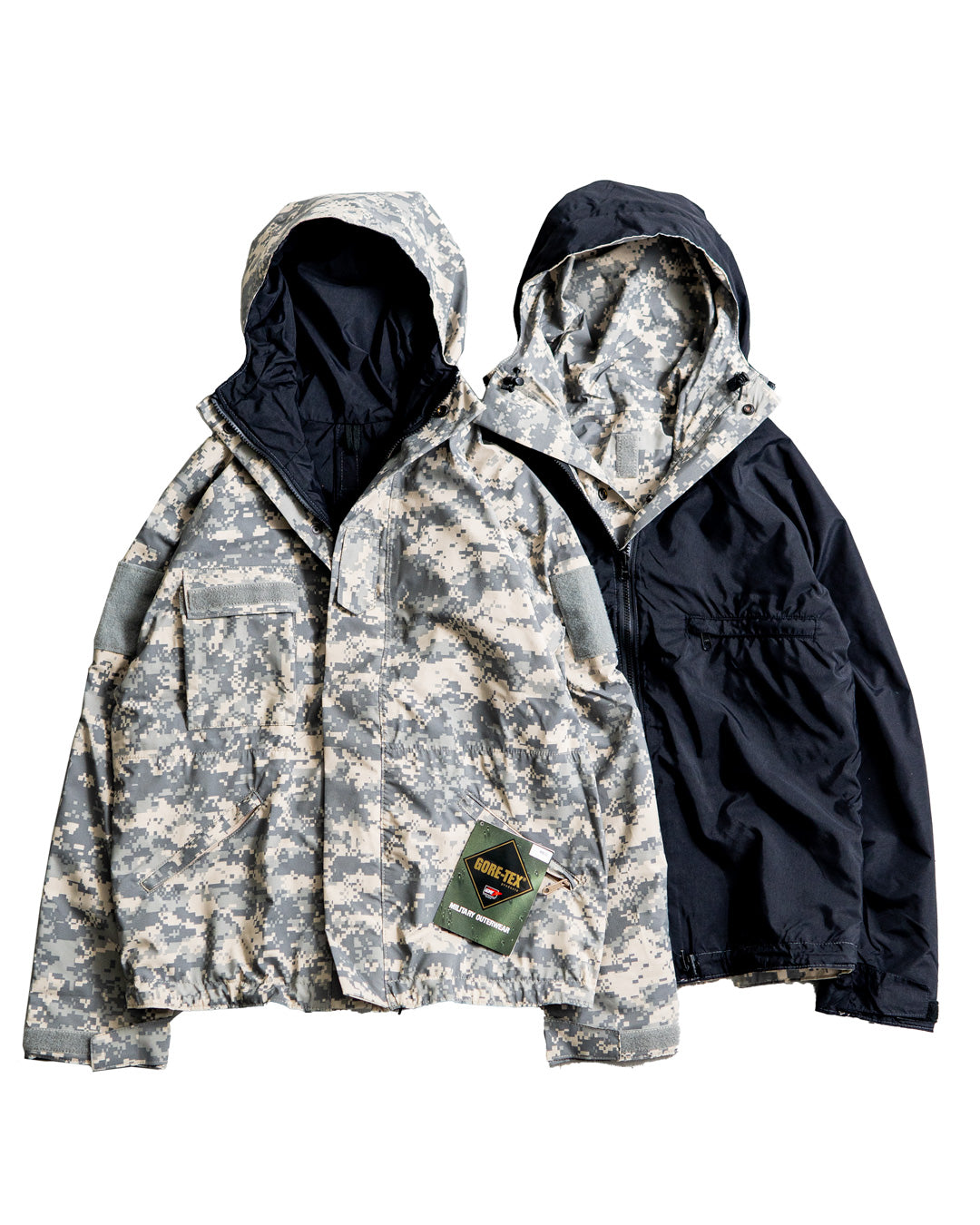 LOG HOUSE DESIGN 90's DEAD STOCK MILITARY TEST SAMPLE GORE-TEX REVERSIBLE PARKA