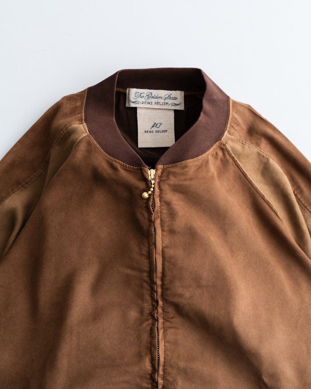 ジャケット・アウター REMI RELIEF SUEDE LIKE RAGLAN ZIP JACKET REMI RELIEF/レミ レリーフ】 SUEDE LIKE RAGLAN ZIP JACKET（その他
