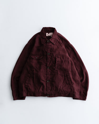[LAST 1] ANACHRONORM SULFUR DYED LINEN UTILITY JACKET