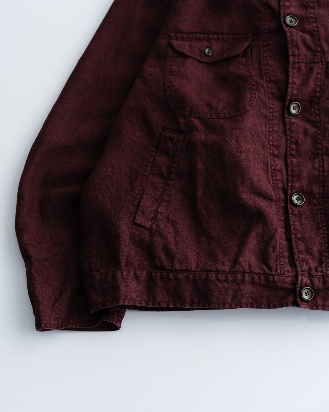 [LAST 1] ANACHRONORM SULFUR DYED LINEN UTILITY JACKET