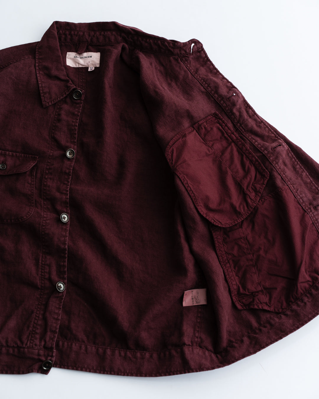 [LAST 1] ANACHRONORM SULFUR DYED LINEN UTILITY JACKET