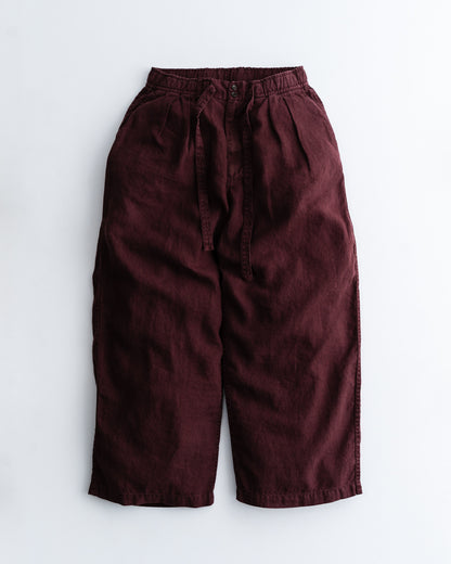 [LAST 1] ANACHRONORM SULFUR DYED LINEN WIDE EASY PANTS