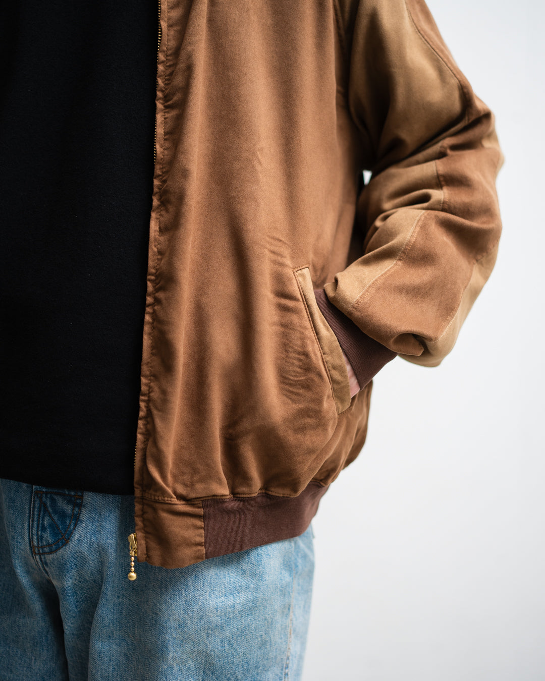 通販] REMI RELIEF (レミレリーフ) エコスウェードラグランZIP JKT