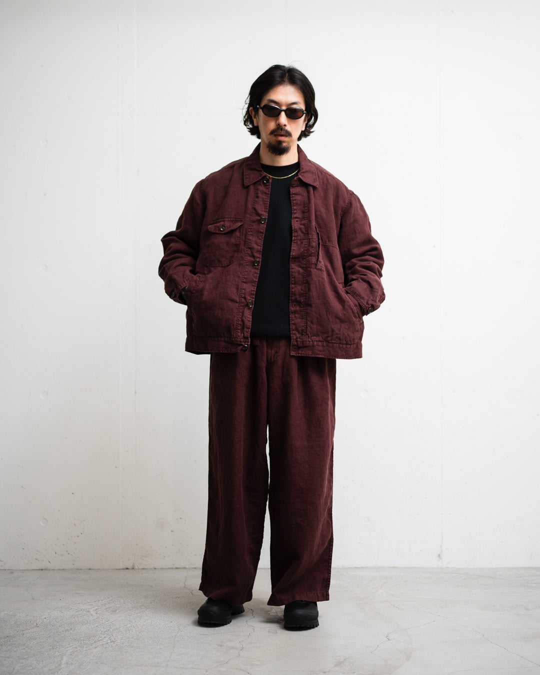 [LAST 1] ANACHRONORM SULFUR DYED LINEN UTILITY JACKET