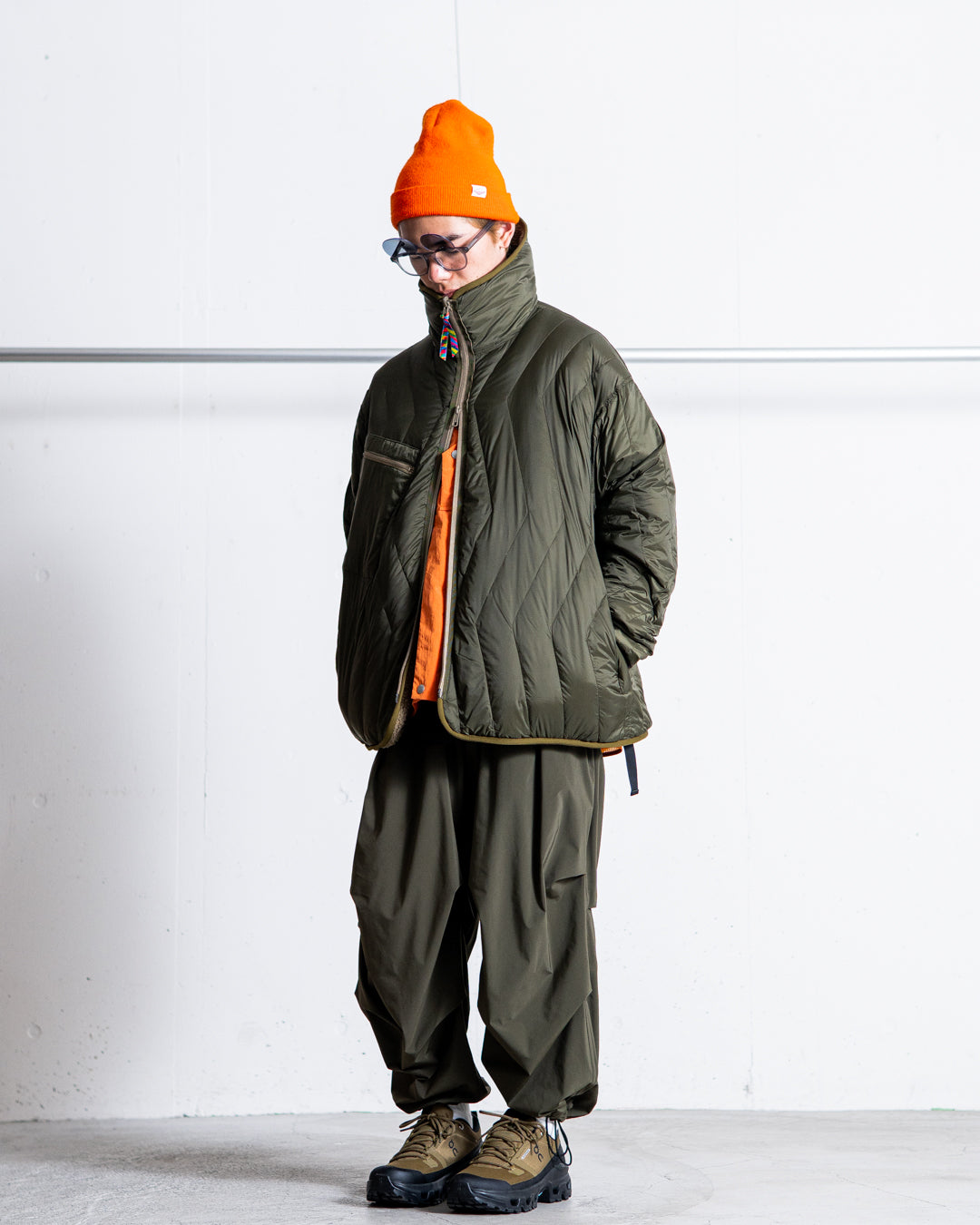 【collaboration】 is-ness × TAION REVERSIBLE FLEECE DOWN JACKET