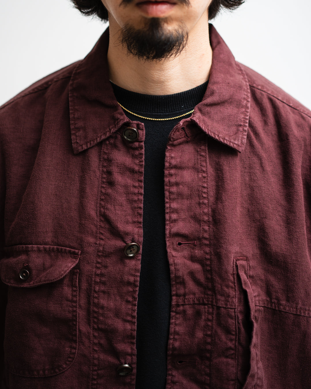 [LAST 1] ANACHRONORM SULFUR DYED LINEN UTILITY JACKET