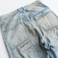 ANACHRONORM REMAKED DOUBLEKNEE DENIM PAINTER PANTS