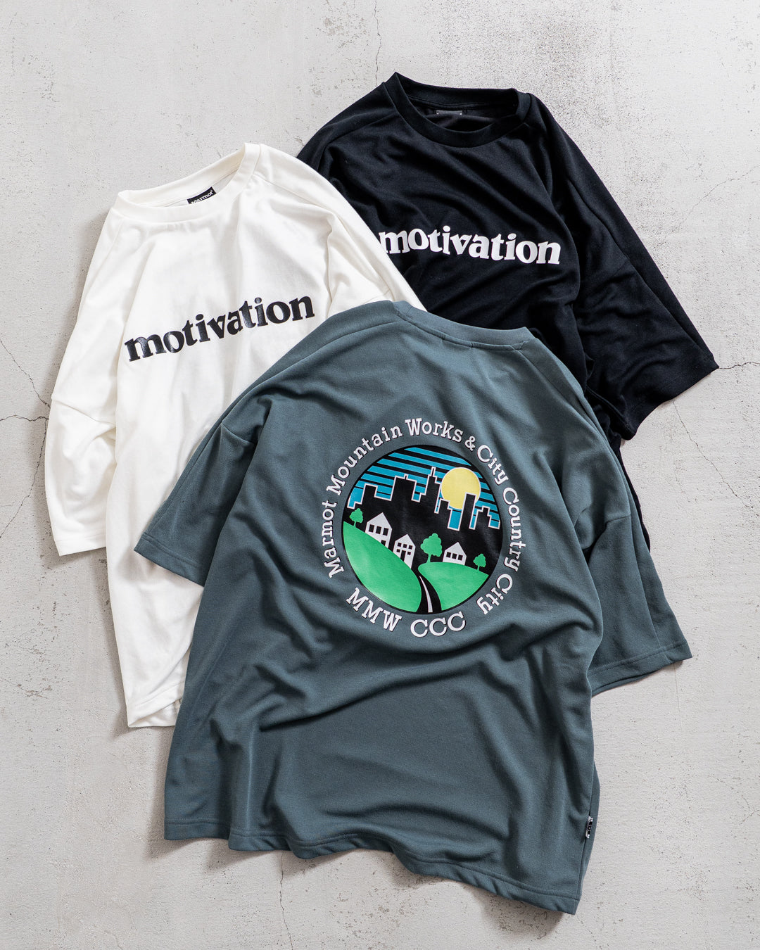 【collabolation】Marmot x CITY COUNTRY CITY "MMWCCC" Feel up T-shirt_motivation