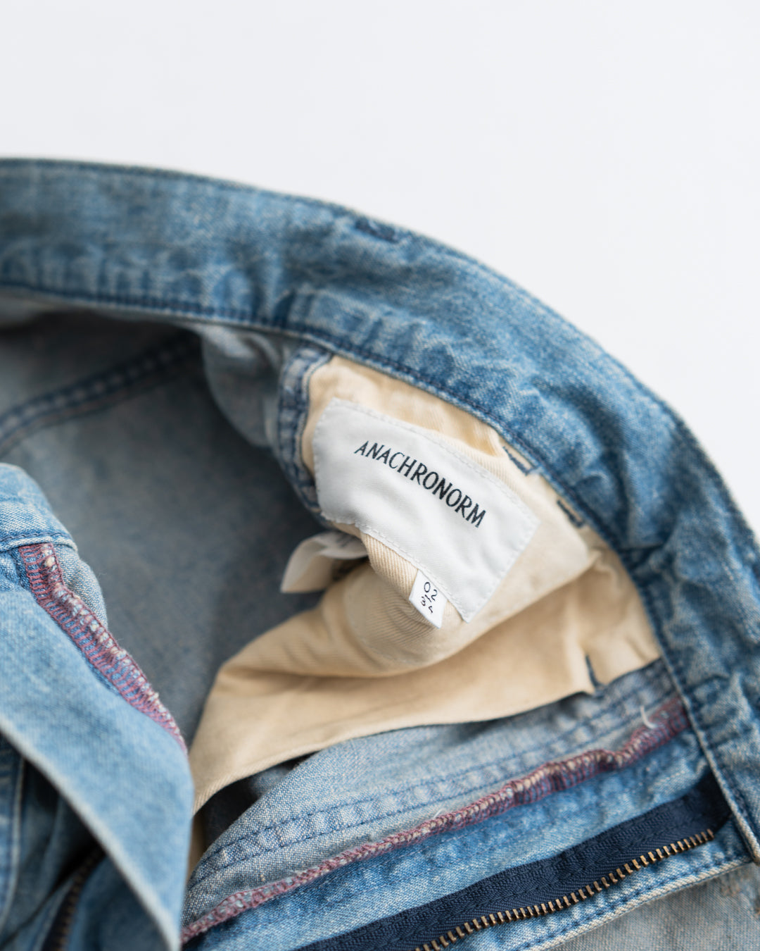 ANACHRONORM REMAKED DOUBLEKNEE DENIM PAINTER PANTS