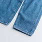 UNTRACE DENIM STRAIGHT PANTS BLEACH