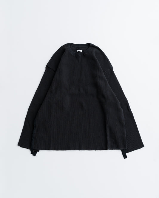 [LAST 1] Name. WAFFLE TAPED LOOSE SLEEVE TEE
