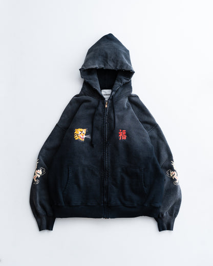 [LAST 1] BOWWOW VIETNAM ZIP HOODIE AGED