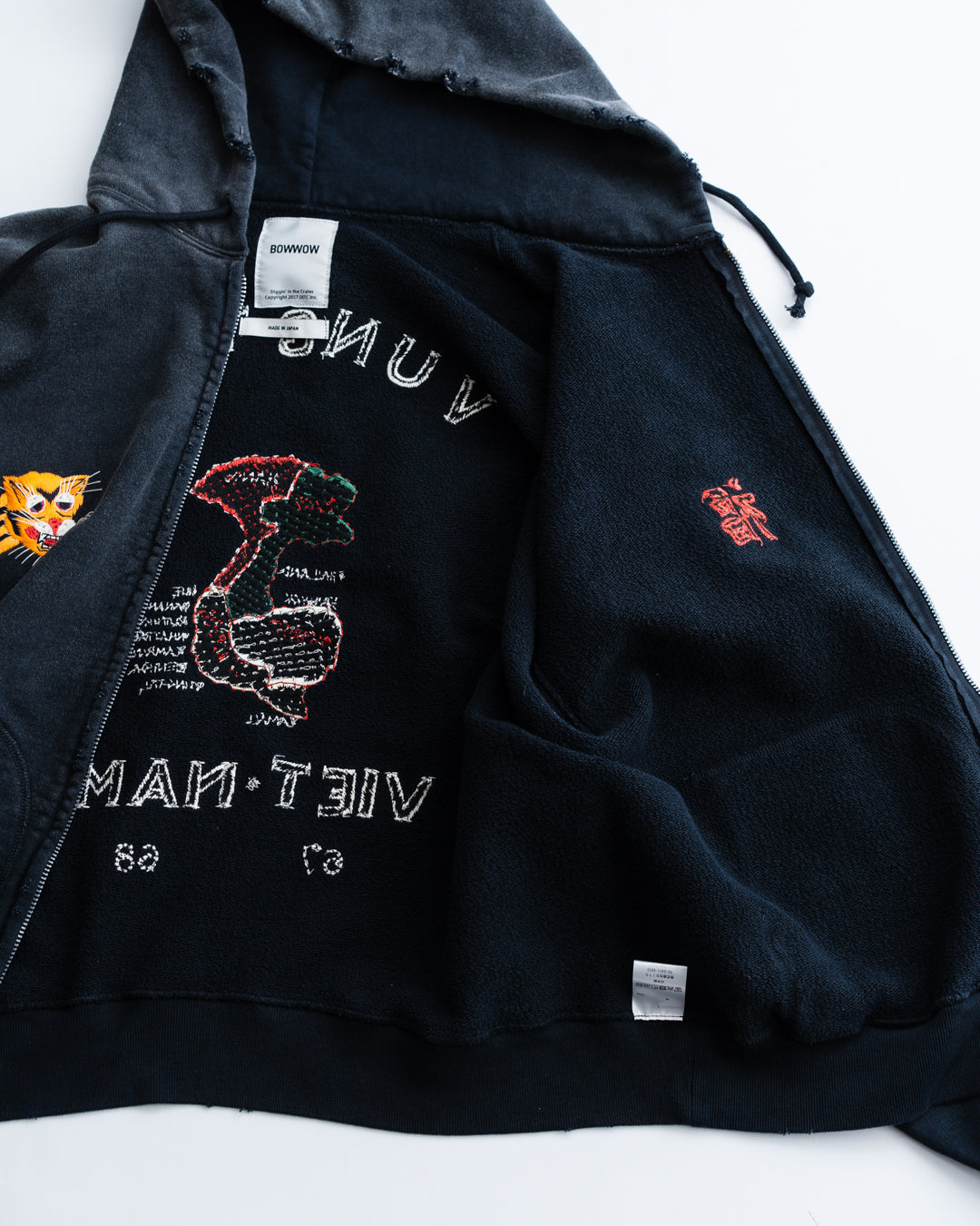 通販] BOWWOW(バウワウ) VIETNAM ZIP HOODIE AGED 商品ページ – fazeone