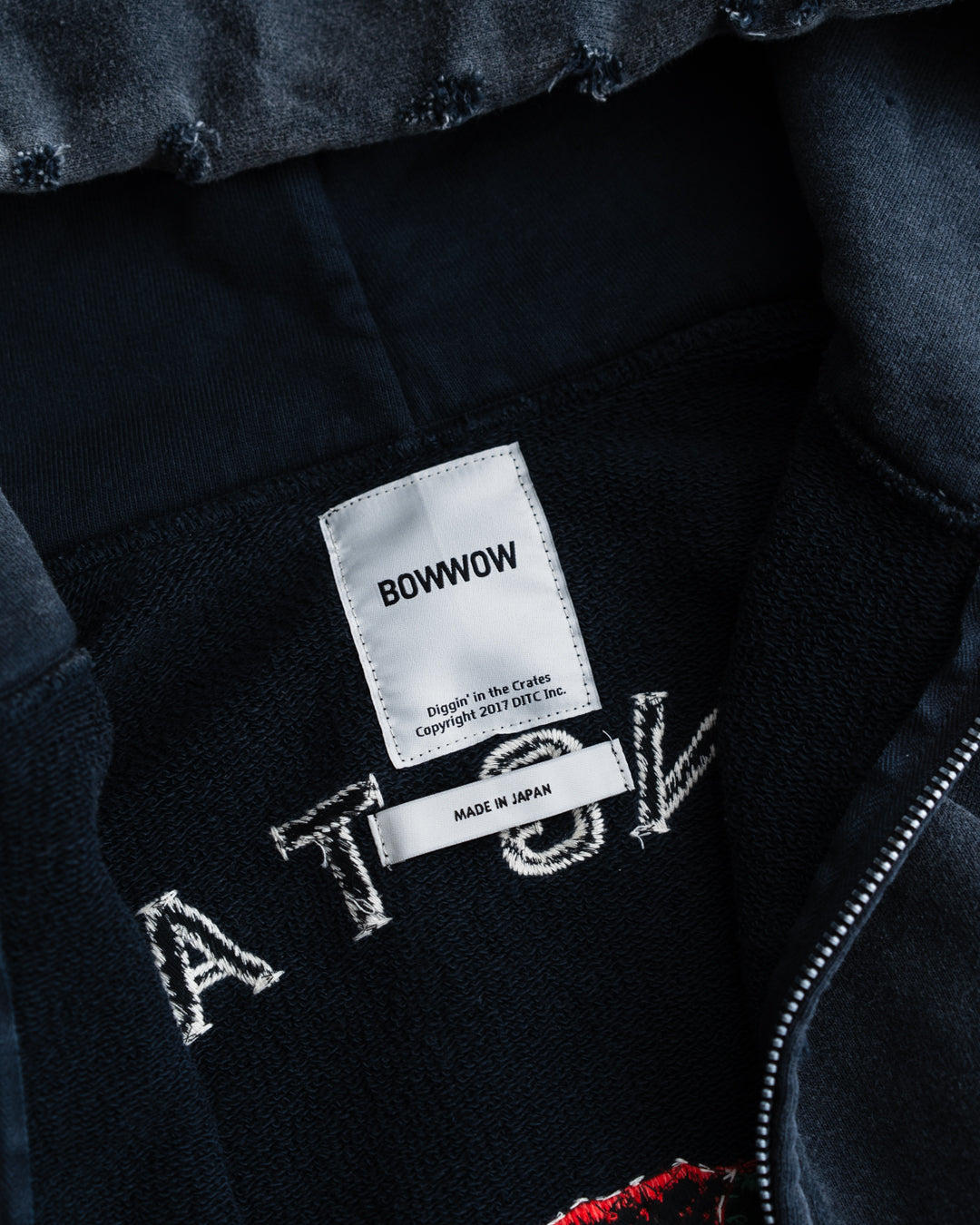 [LAST 1] BOWWOW VIETNAM ZIP HOODIE AGED