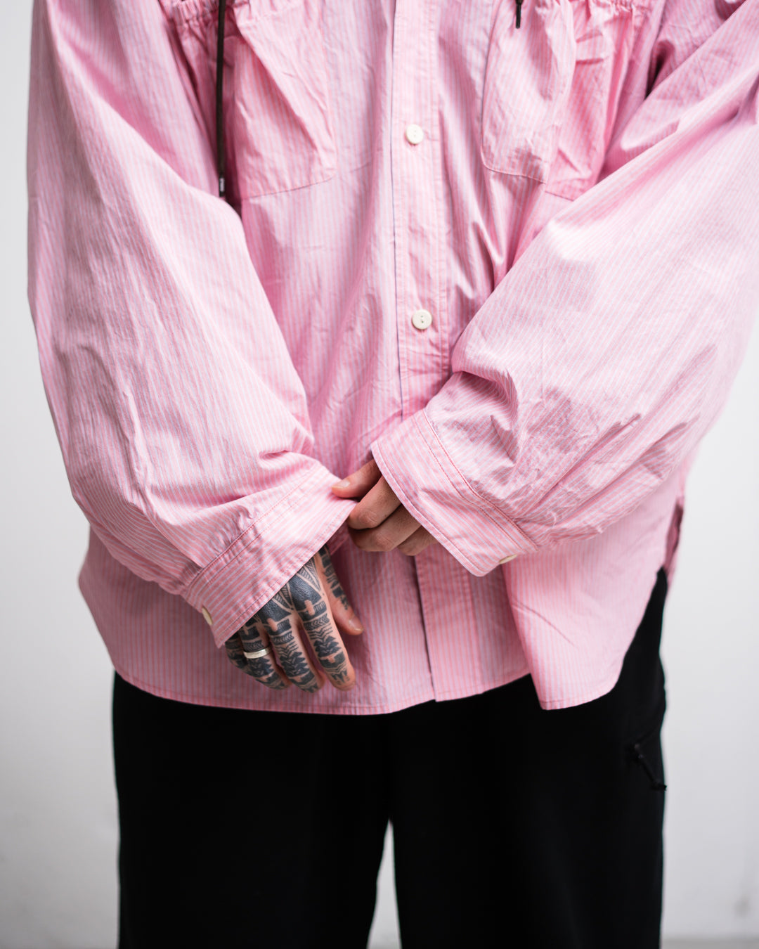 通販] refomed(リフォメッド) WRIST PATCH WIDE SHIRT 